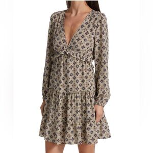 Veronica Beard Delray Silk Mini Dress